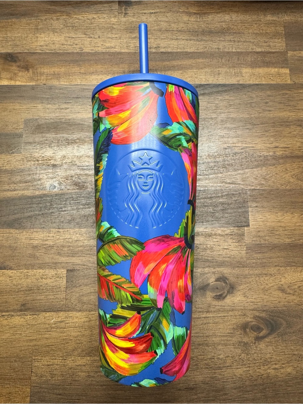Starbucks x Farm Rio Limited Edition Blue Banana Mix Stainless Steel Tumbler
